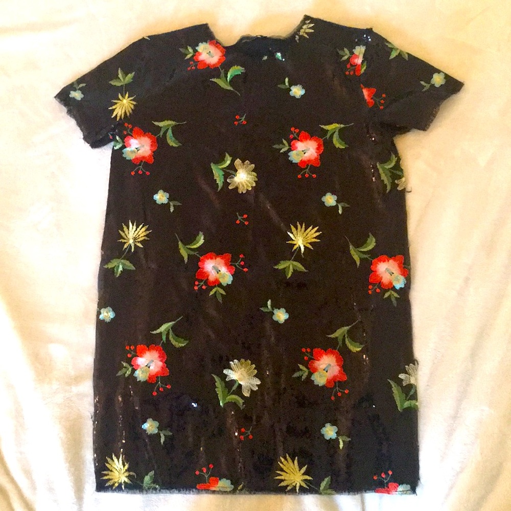 Sequence embroidered Dress